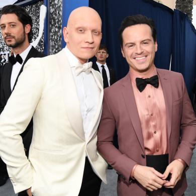 (L-R) Anthony Carrigan and Andrew Scott