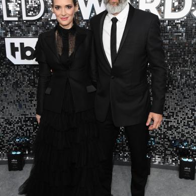 (L-R) Winona Ryder and Scott Mackinlay