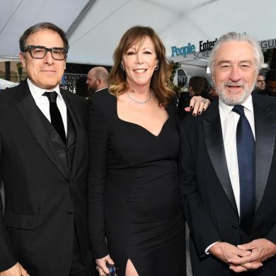 (L-R) David O. Russell, Jane Rosenthal, and Robert De Niro