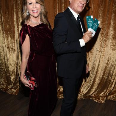 (L-R) Rita Wilson and Tom Hanks