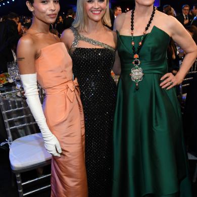 (L-R) Zoë Kravitz, Reese Witherspoon, and Meryl Streep