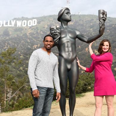 Jason George and Julie Lake