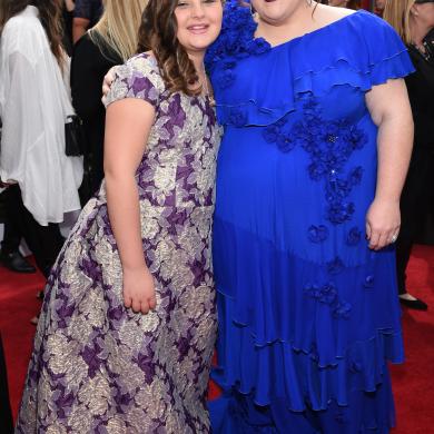 Mackenzie Hancsicsak (L) and Chrissy Metz