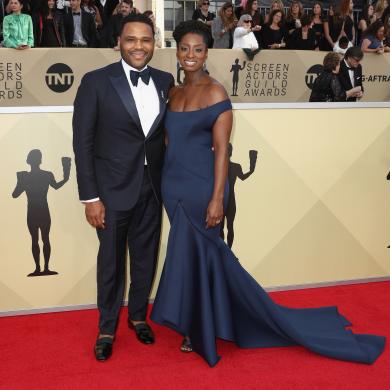 Anthony Anderson (L) and Alvina Stewart 
