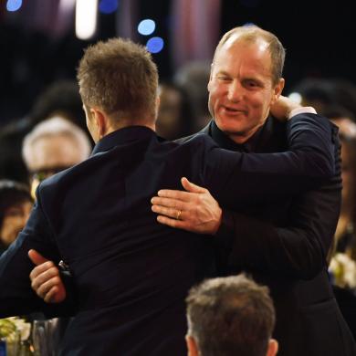 Sam Rockwell (L) and Woody Harrelson