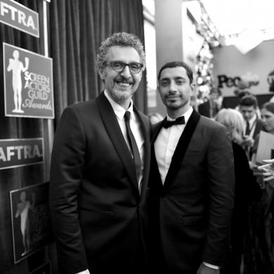 Actors John Turturro (L) and Riz Ahmed