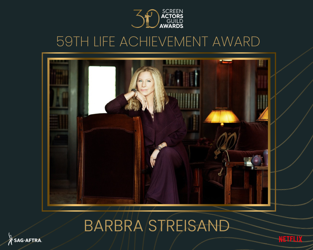 Barbra Streisand Life Achievement Recipient 