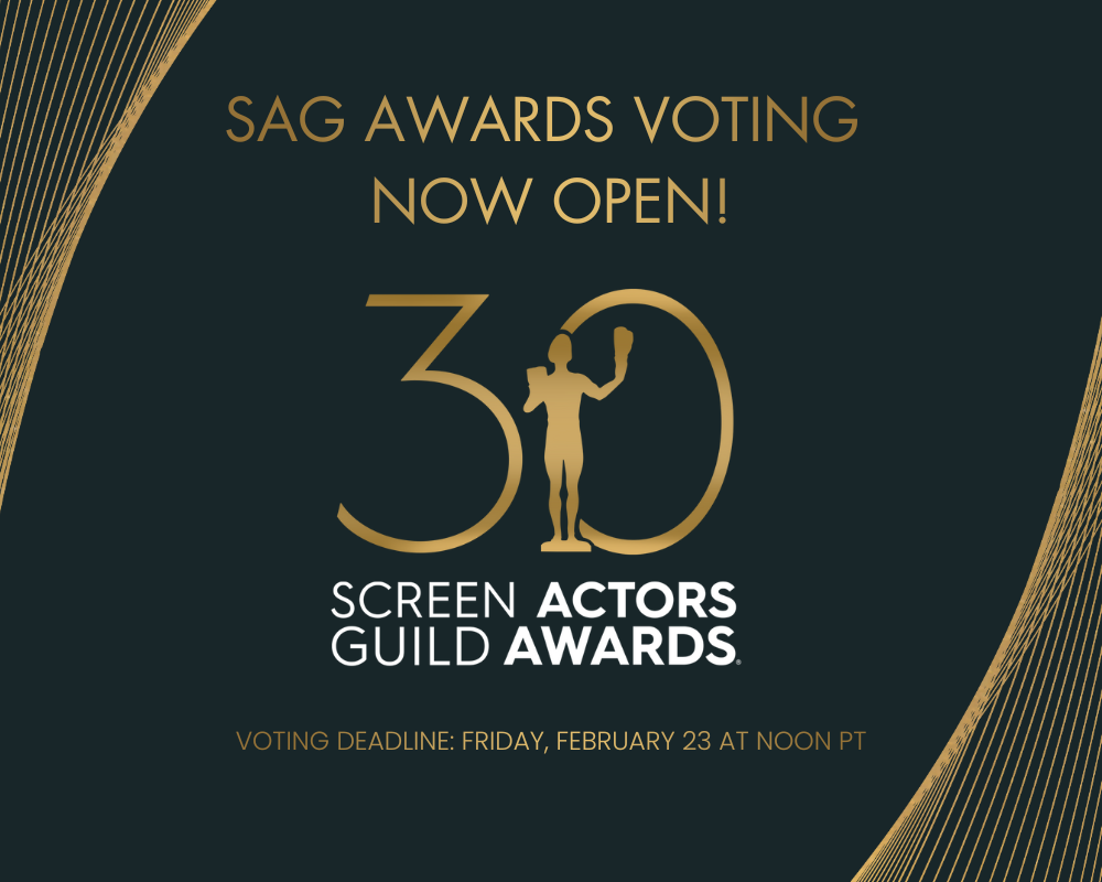 SAG AWARDS VOTING NOW OPEN